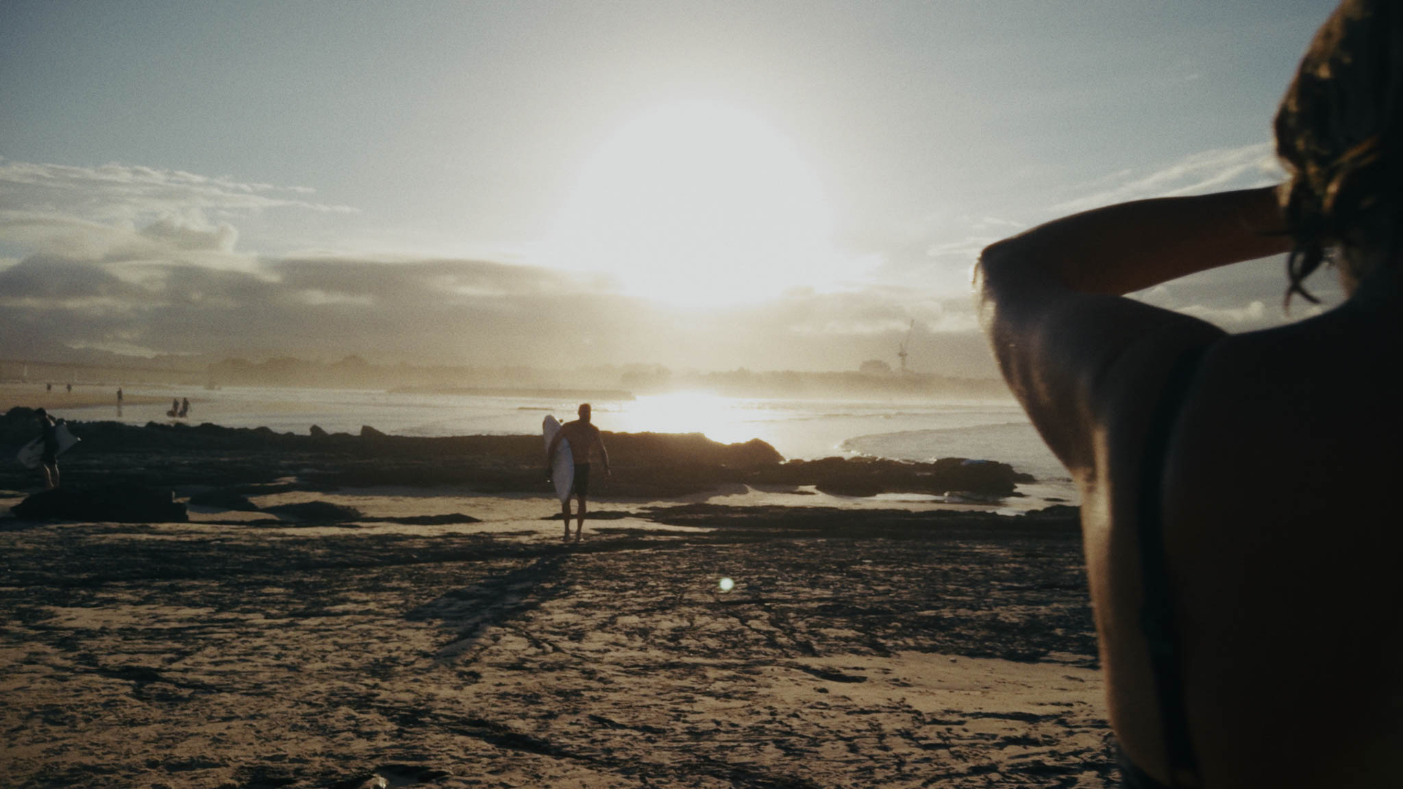 Scott Wagner on the sand at first light